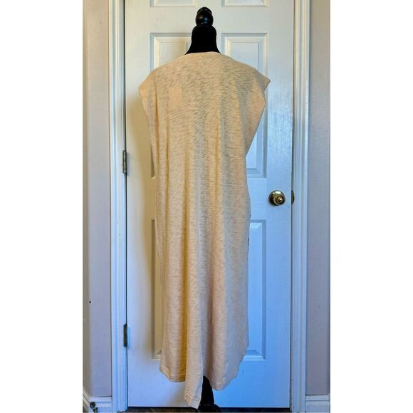 NWT Hello Nite Women’s Shell Midi Pajama Women’s Light Yellow Dress Large - Picture 5 of 11